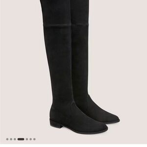 Stuart Weitzman Black Over the Knee Boots Timeless Elegance
